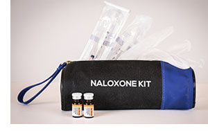 Naloxone kit used by police.